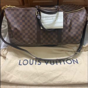 Louis Vuitton Keepall Bandoulie’re 55 duffel bag